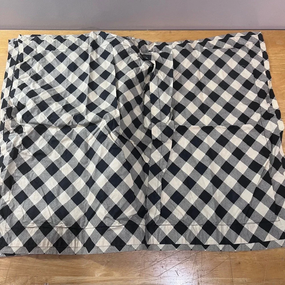 American Living Ralph Lauren Queen Comforter Set Black White Toile Gingham